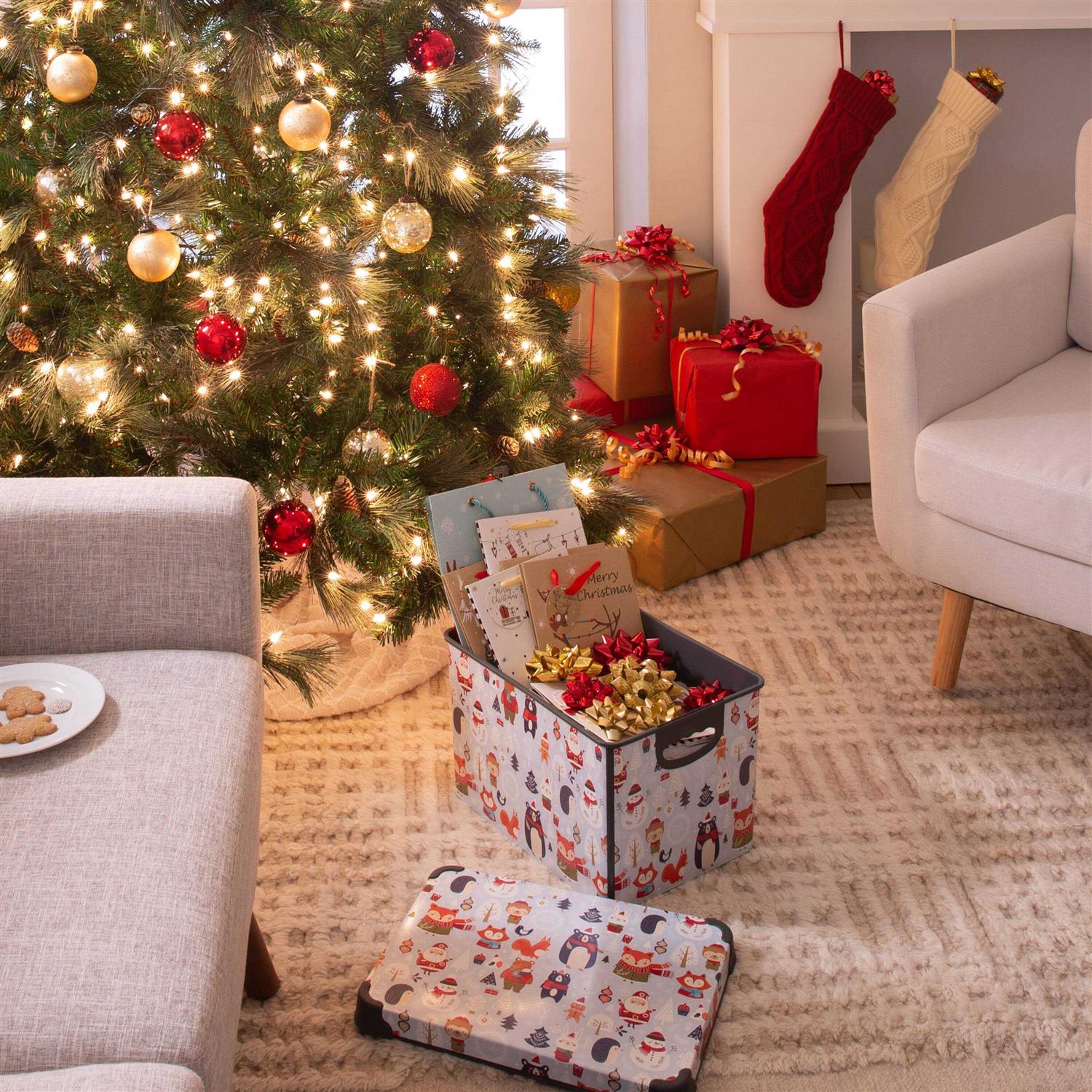 Simplify Santa Design Storage Tote Bin - Image 2