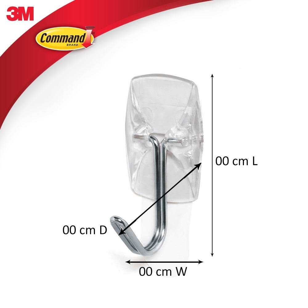 Command Clear Small Wire Hooks 17067CLR-6ES - Image 3