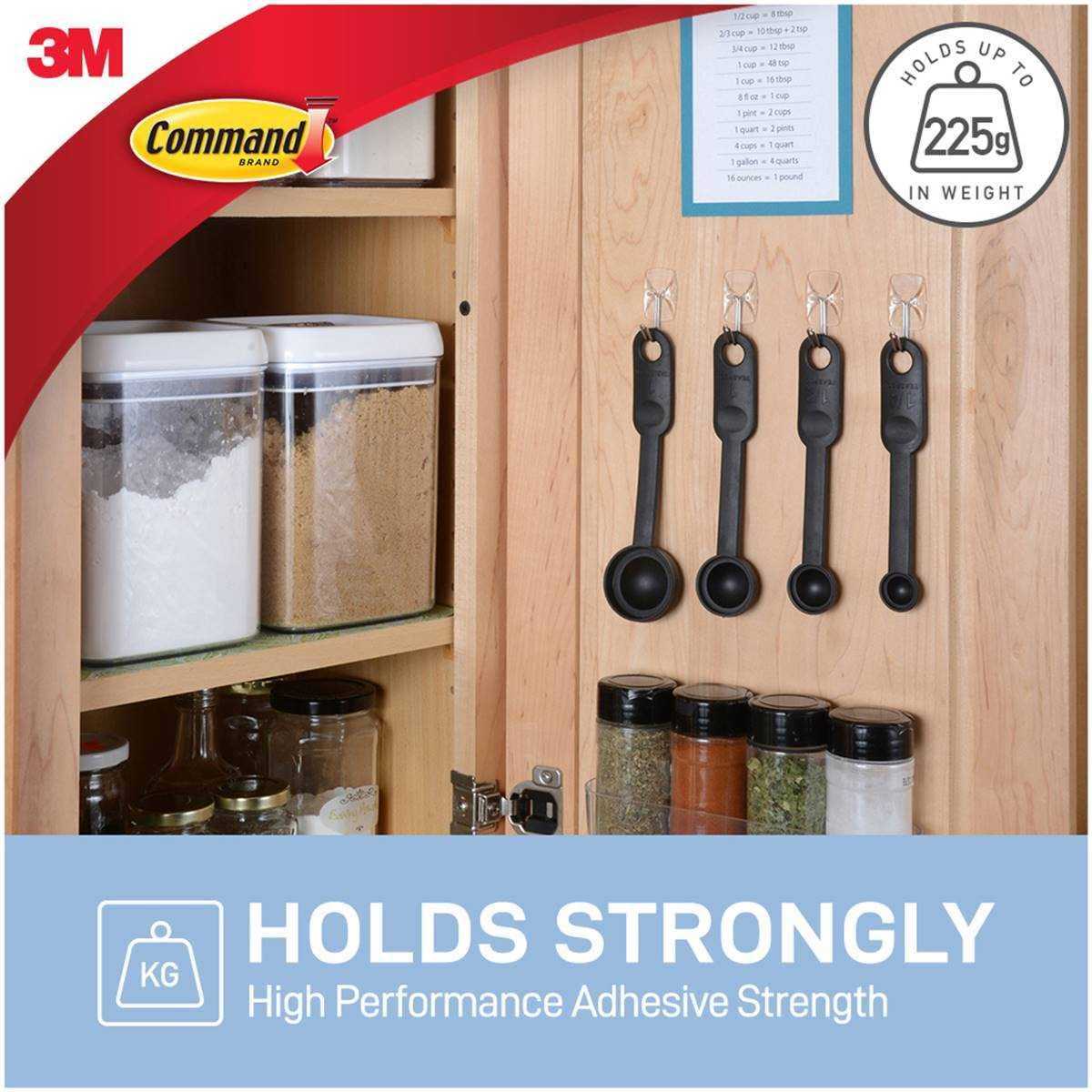 Command Clear Small Wire Hooks 17067CLR-6ES - Image 4