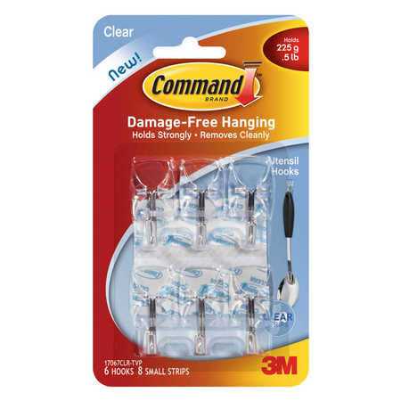 Command Clear Small Wire Hooks 17067CLR-6ES - Image 5