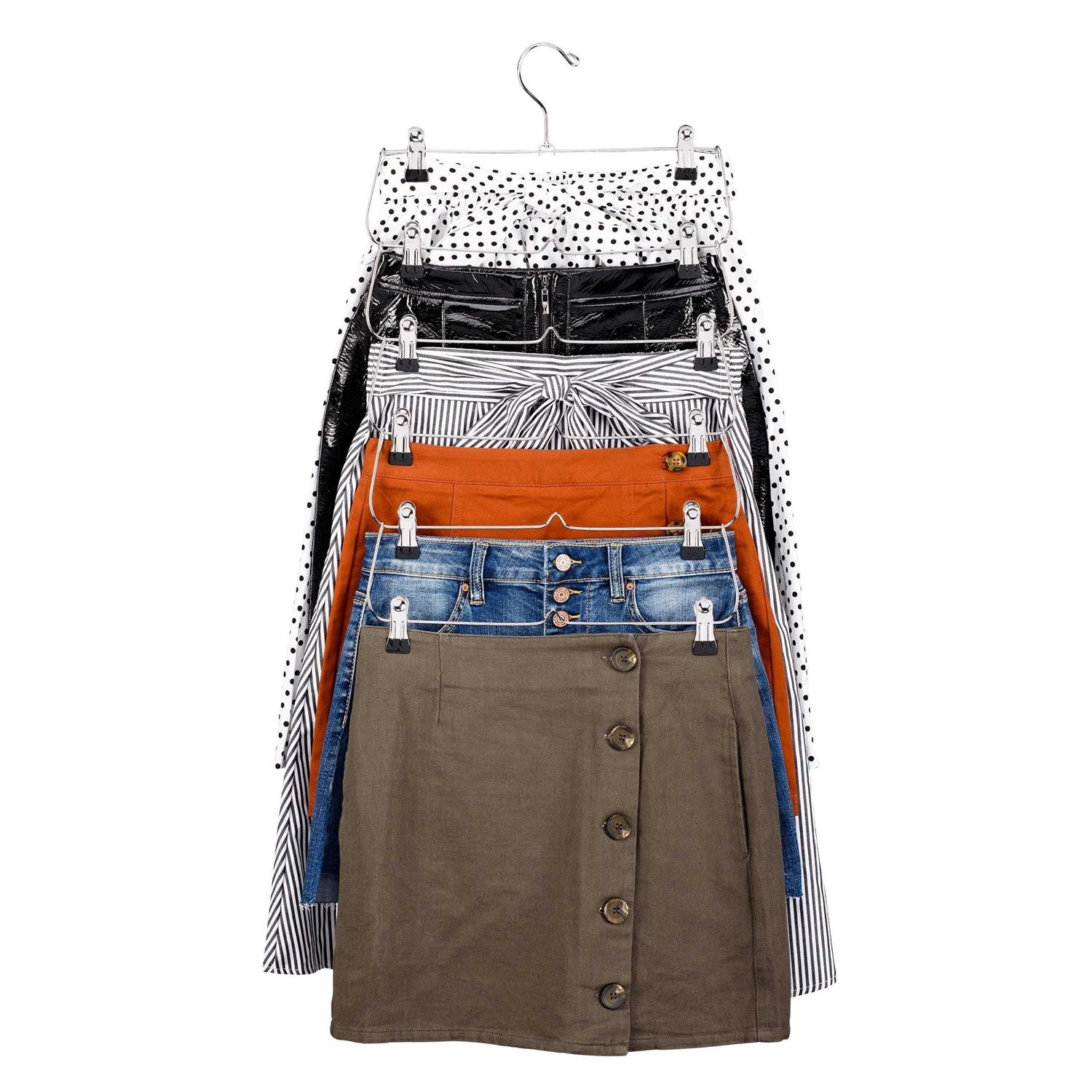 Mainstays 6-Tier Pant & Skirt Hanger - Image 4
