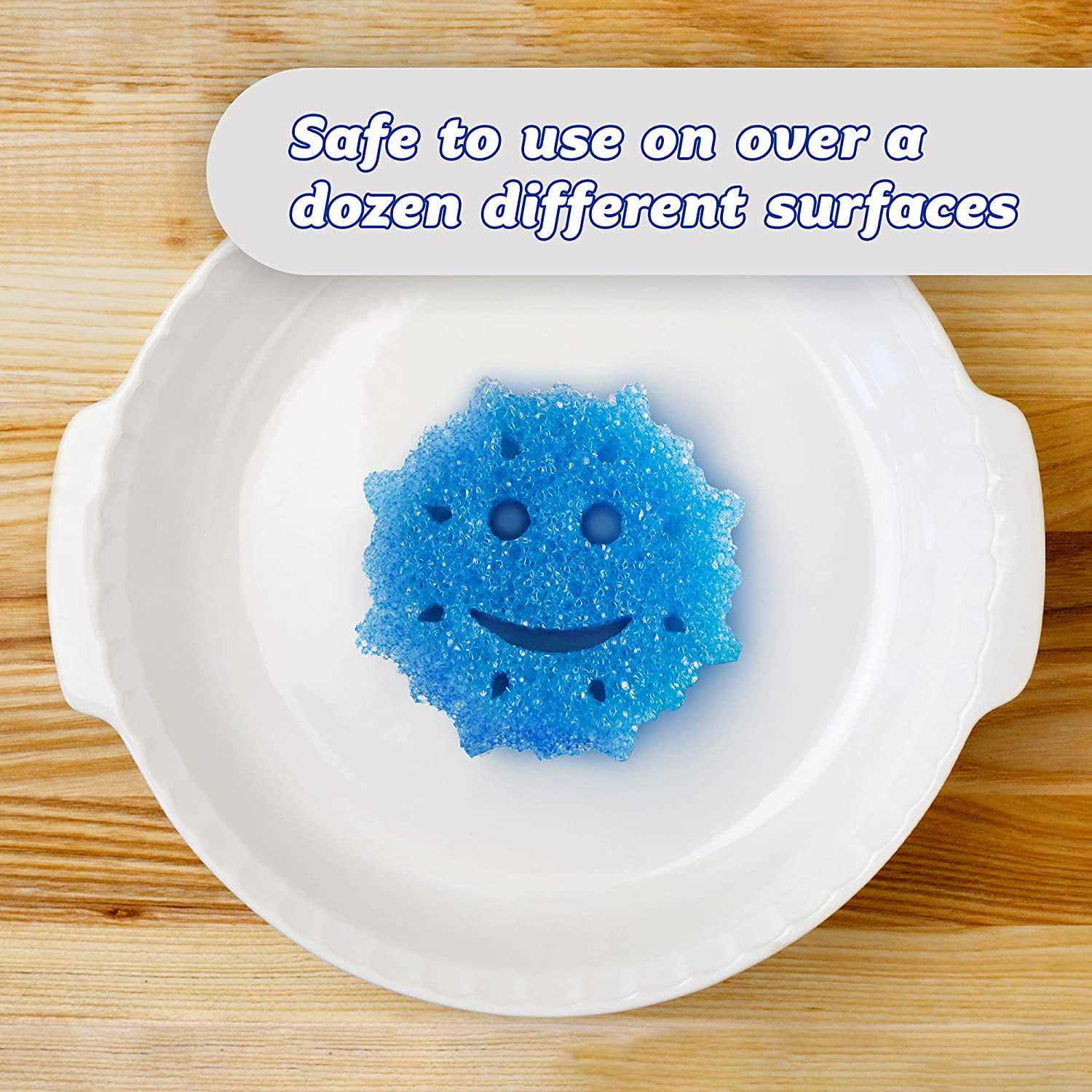Scrub Daddy Sponge Set Winter Shapes Non Scratch Scrubbers for Dishes and Home - Image 4