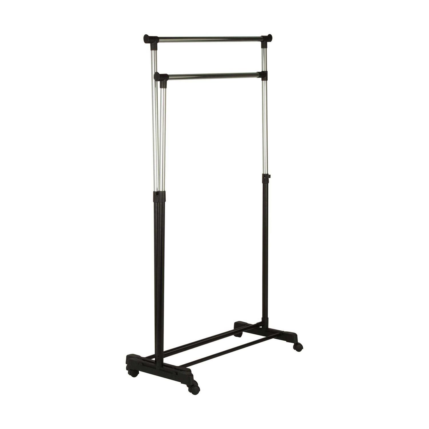 Honey Can Do Rotatable Double Garment Rack - Image 2