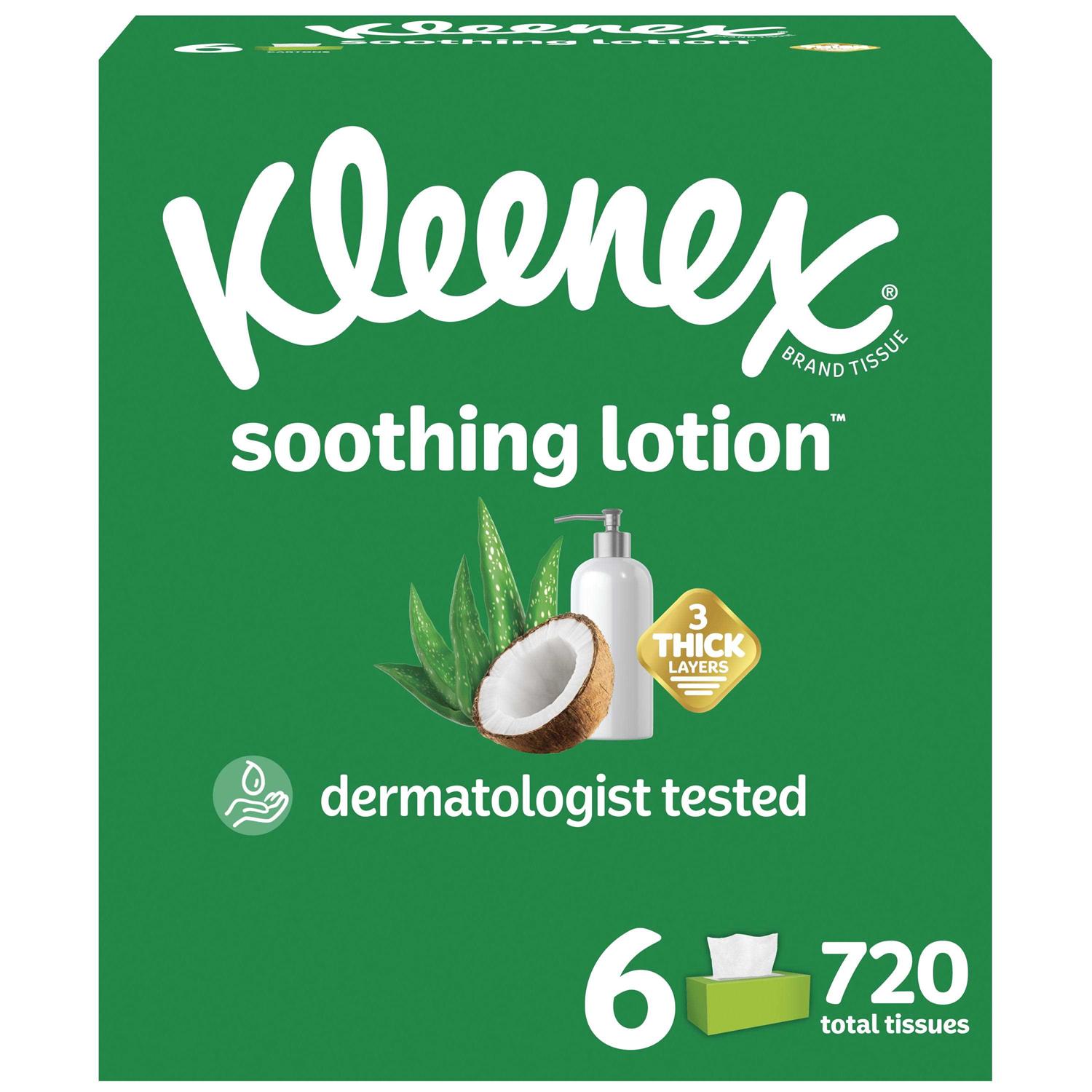 Kleenex Soothing Lotion Facial Tissues