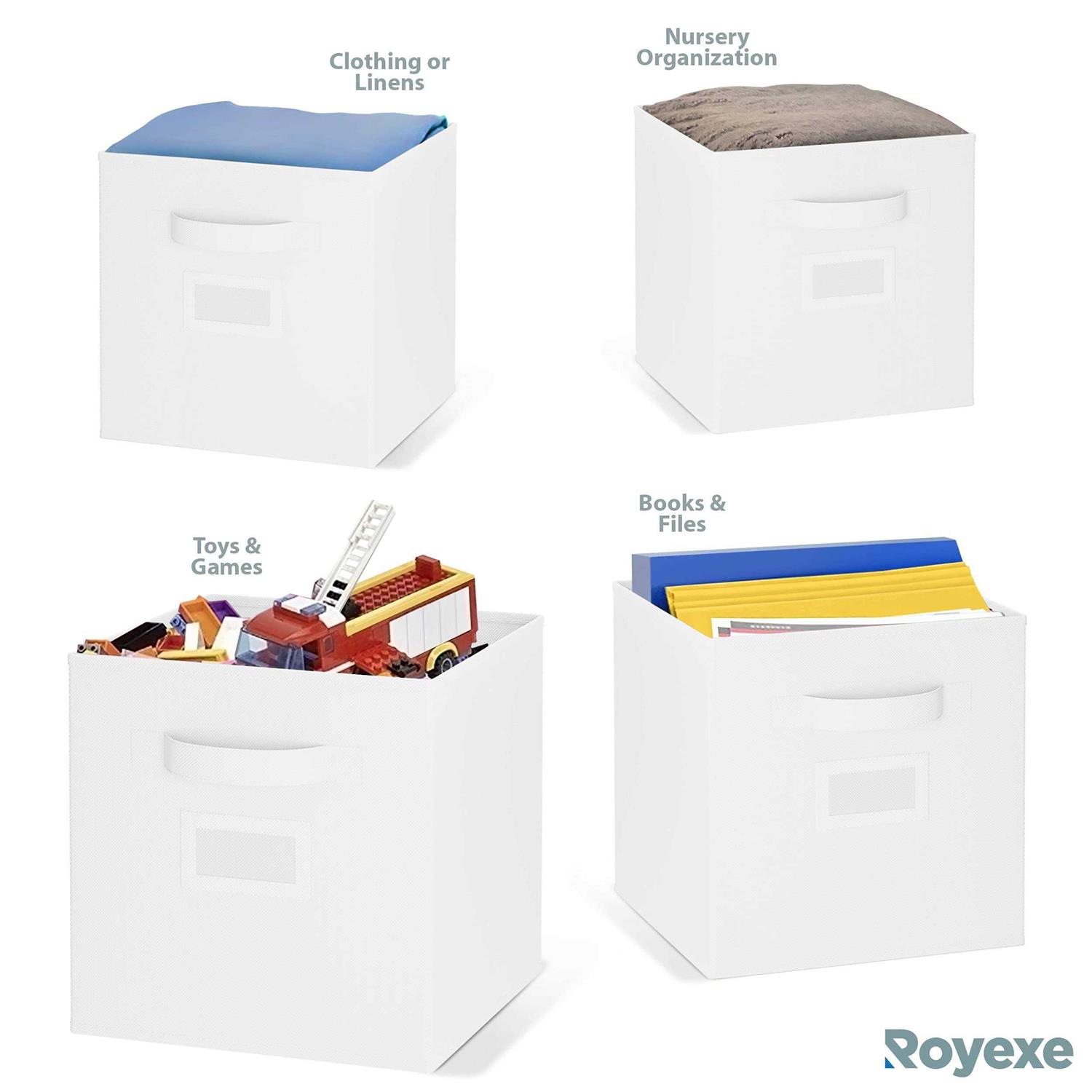 Royexe Storage Cubes 11 Inch Cube Storage Bins - Image 3