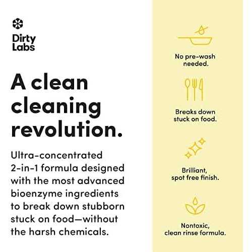 Dirty Labs Dishwasher Detergent and Booster Scent 48 Loads - Image 4