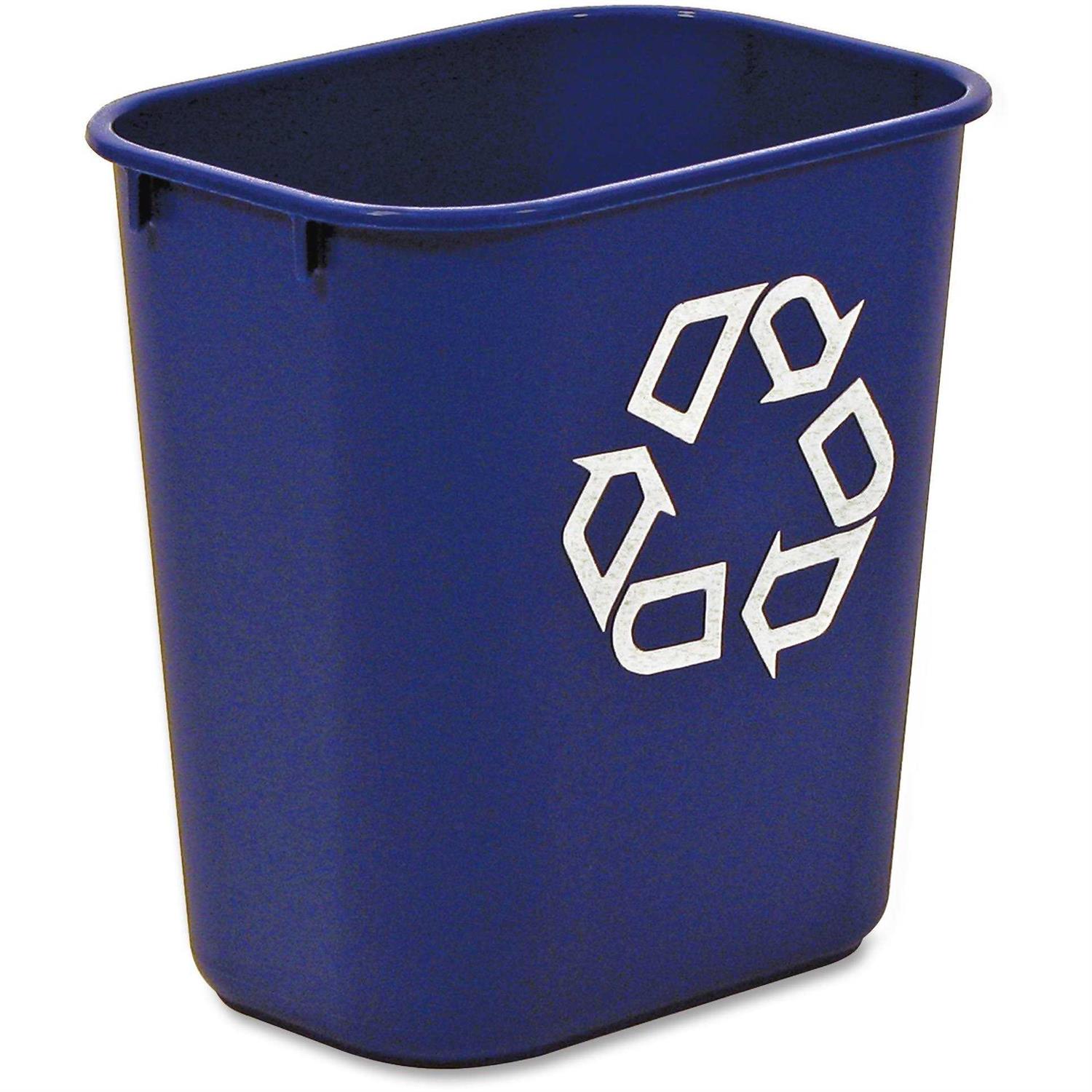 Rubbermaid Commercial Deskside Recycling Container - Image 5