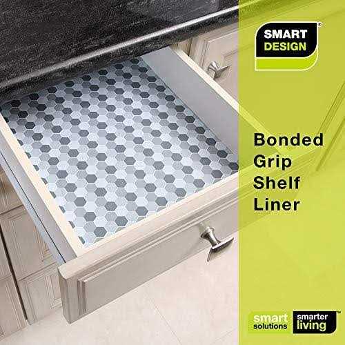 Smart Design Bonded Grip Shelf Liner 12 Inch x - Image 2
