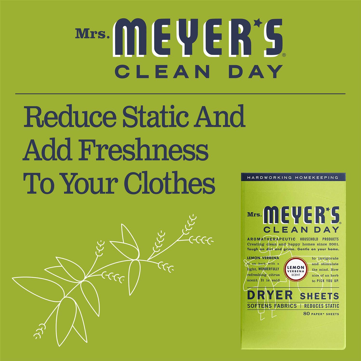 Mrs. Meyers Clean Day Dryer Sheets - Image 4