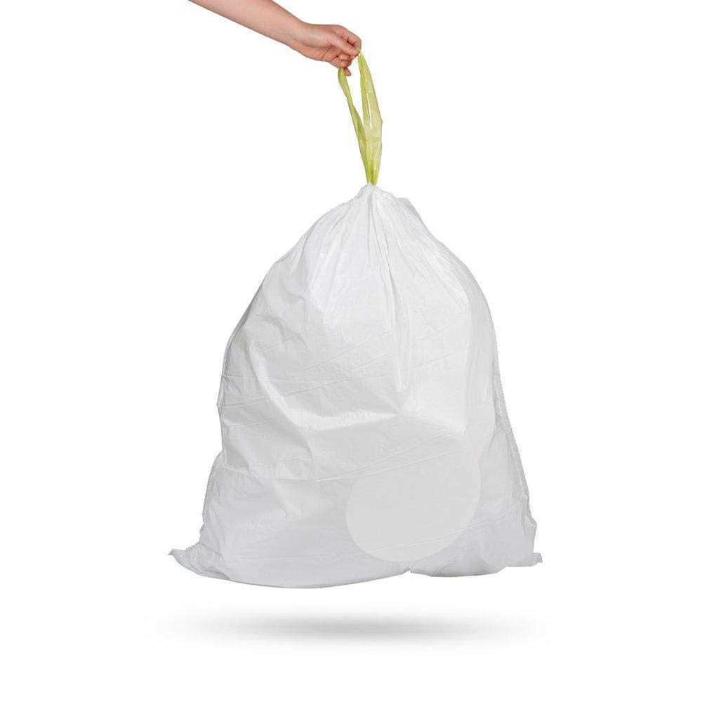 Ninestars 21 Gal. Large Kitchen Drawstring Closure Trash Bags - Image 2