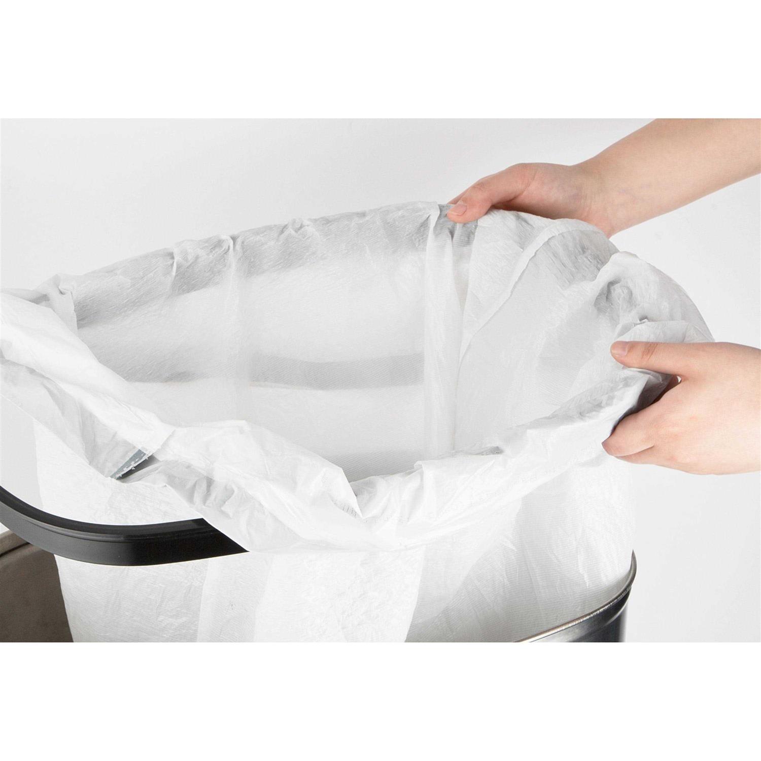 Ninestars 21 Gal. Large Kitchen Drawstring Closure Trash Bags - Image 3