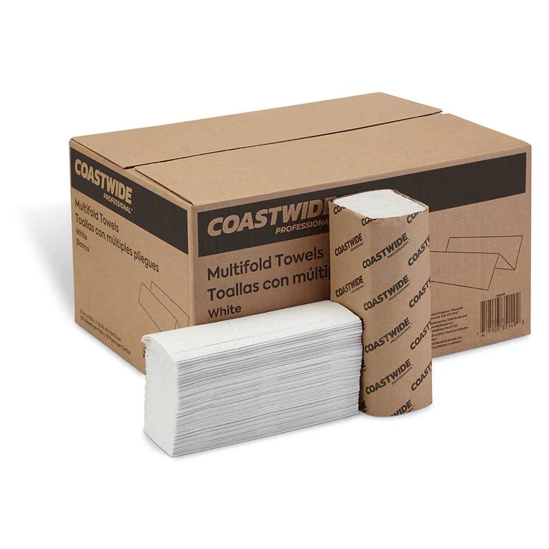 Coastwide Professional Multi-Fold Paper Towels 9.5 x 9.25 - Image 4