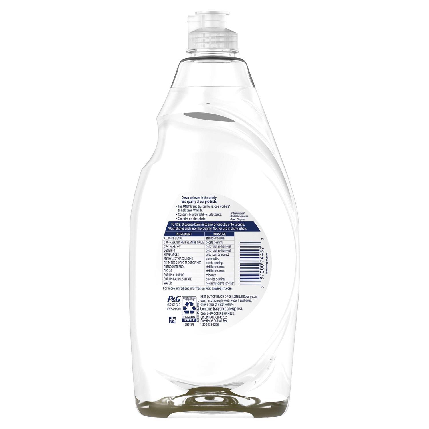 Alternative view of Dawn Free & Clear Dishwashing Liquid Dish Soap
