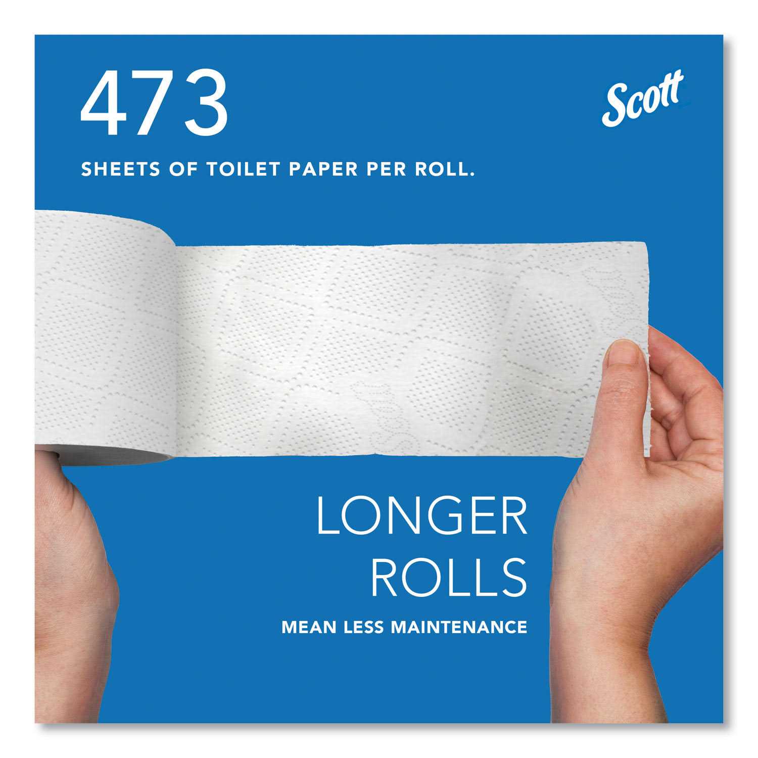 Scott 100% Recycled Fiber Bathroom Tissue - Image 2