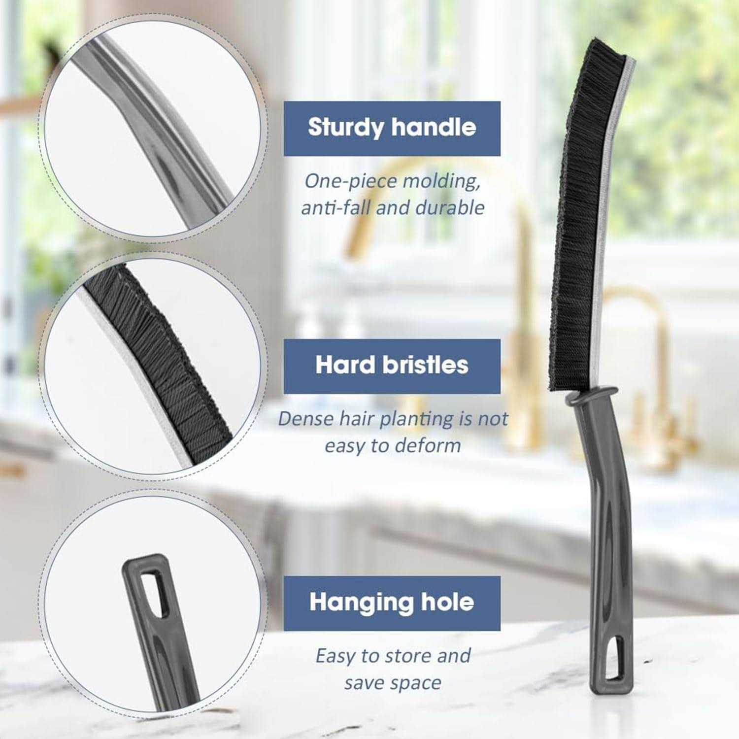 Gap Cleaning Brush 3 Pcs 2023 New Multifunctional Crevice Cleaning Brush - Image 2