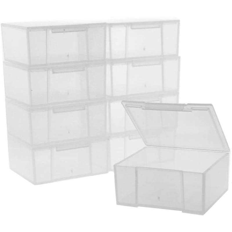 Paylak 10 Storage Square Clear Containers - Image 2