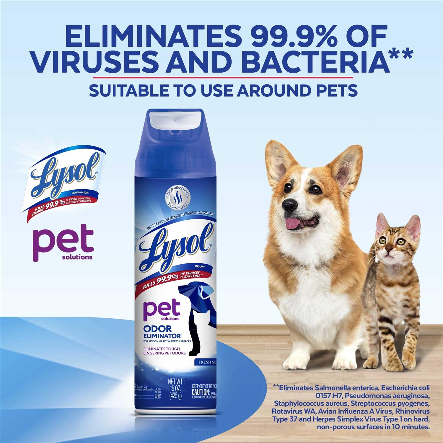 Lysol Disinfectant Spray II Pet Odor Eliminator - Image 3