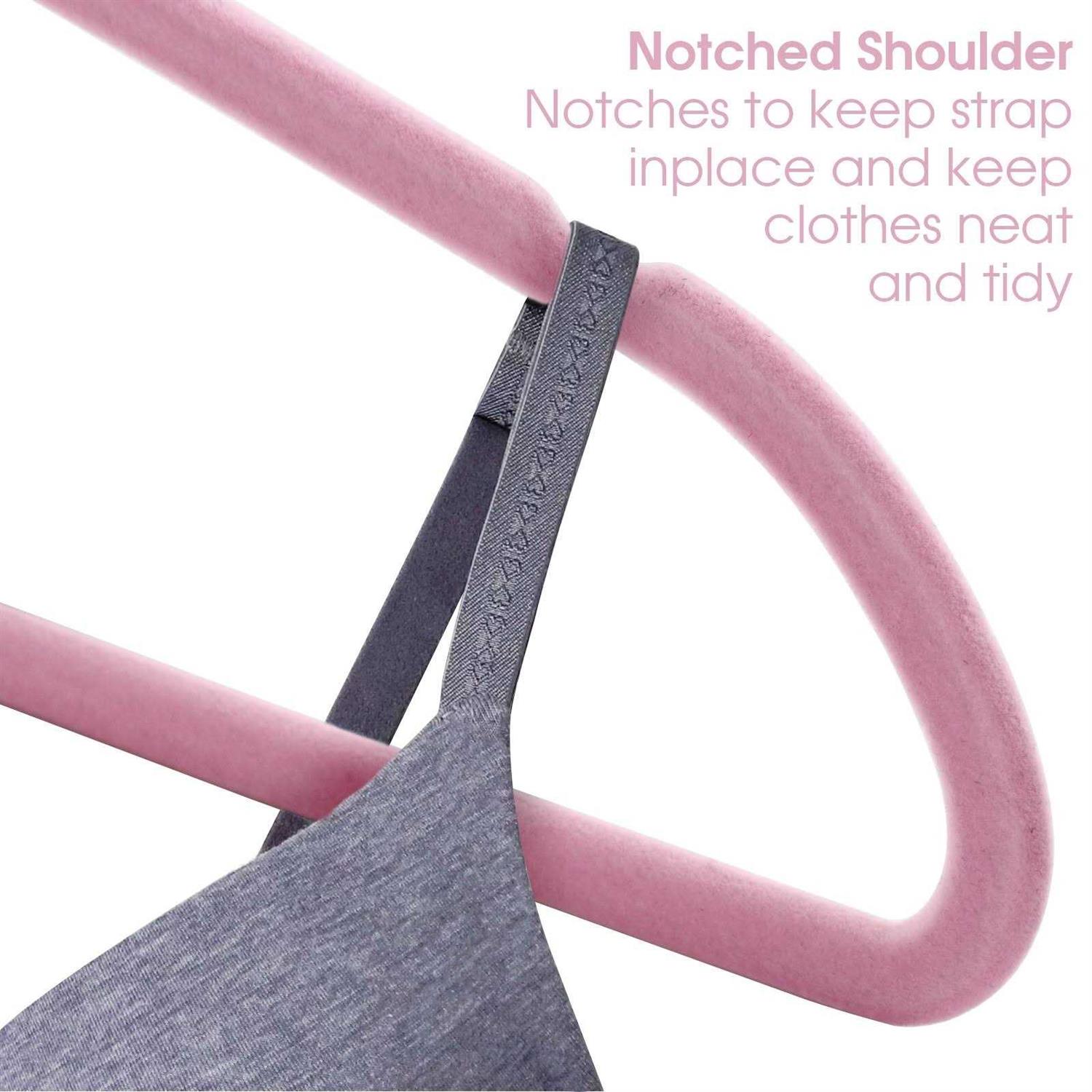 Elama Velvet Slim Profile Heavy Duty Hangers - Image 2