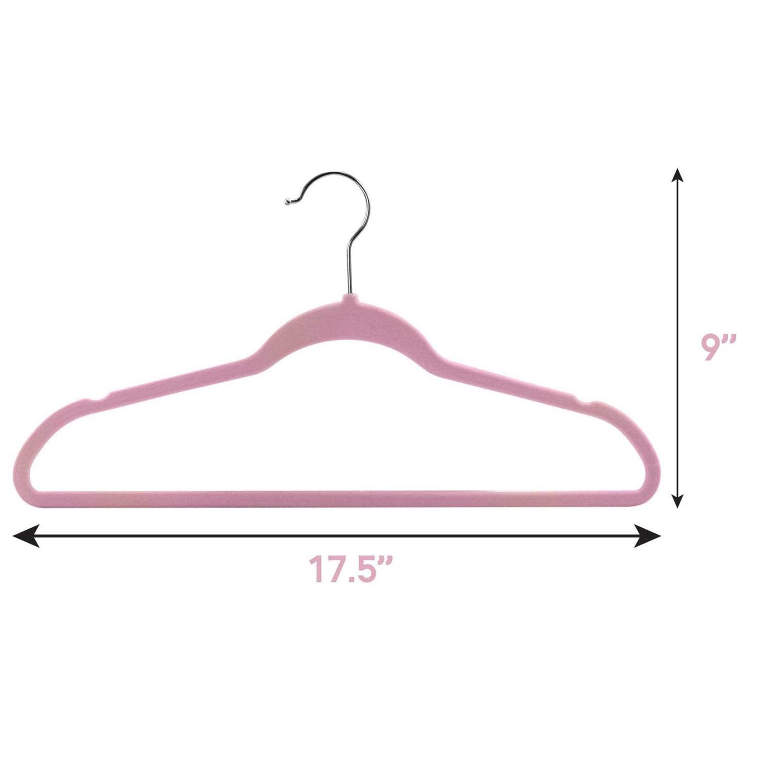 Elama Velvet Slim Profile Heavy Duty Hangers - Image 3