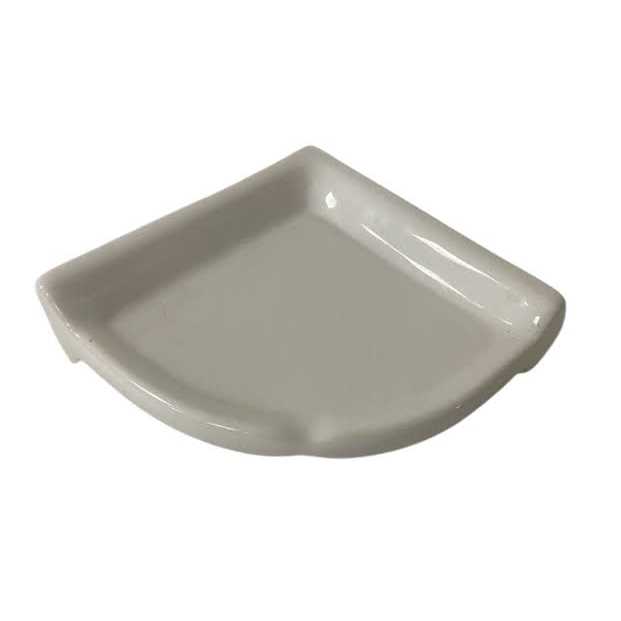 Daltile Restore 8.5 in. W Ceramic Wall Mounted Corner Shower Shelf Tile in White - Image 2