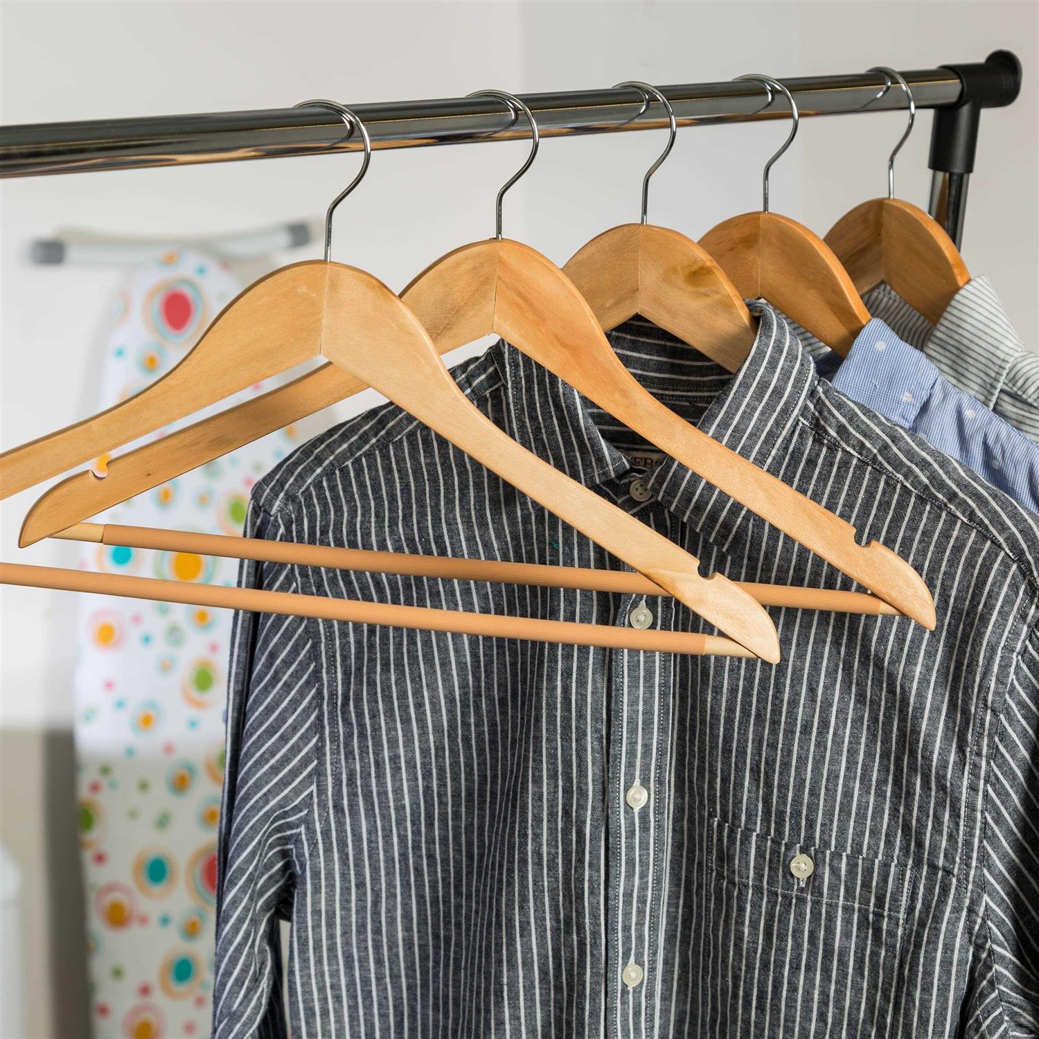 Honey-Can-Do Wood Suit Hangers HNG-01334 - Image 4