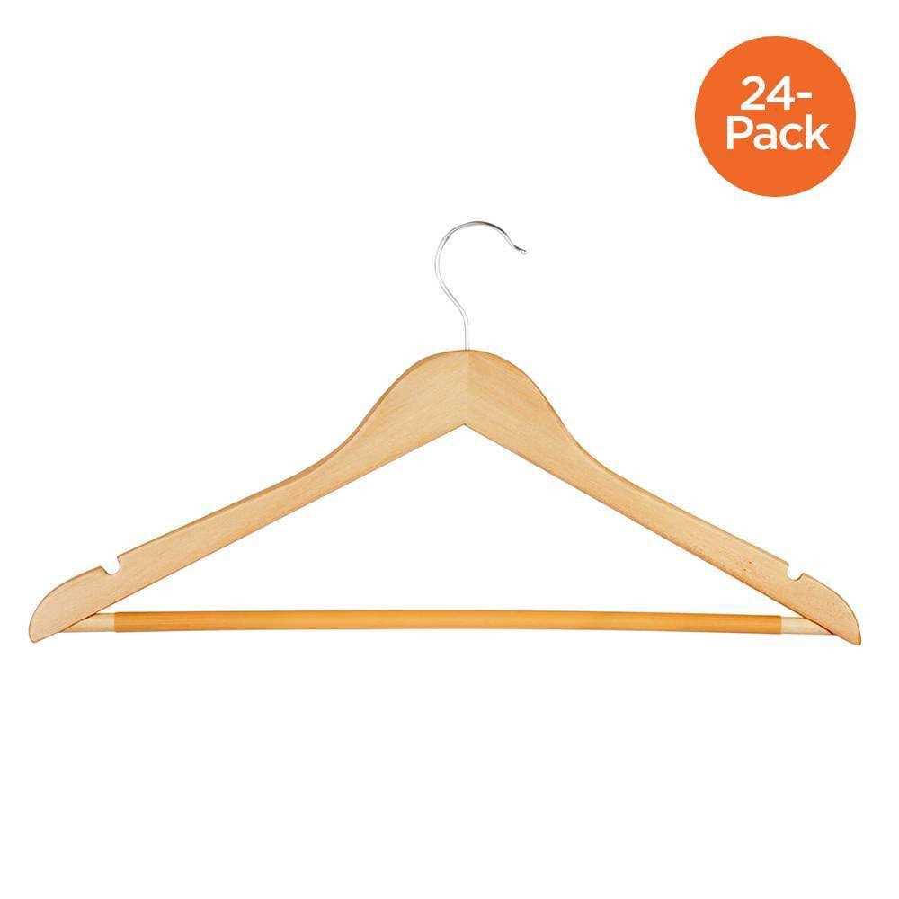 Honey-Can-Do Wood Suit Hangers HNG-01334 - Image 5