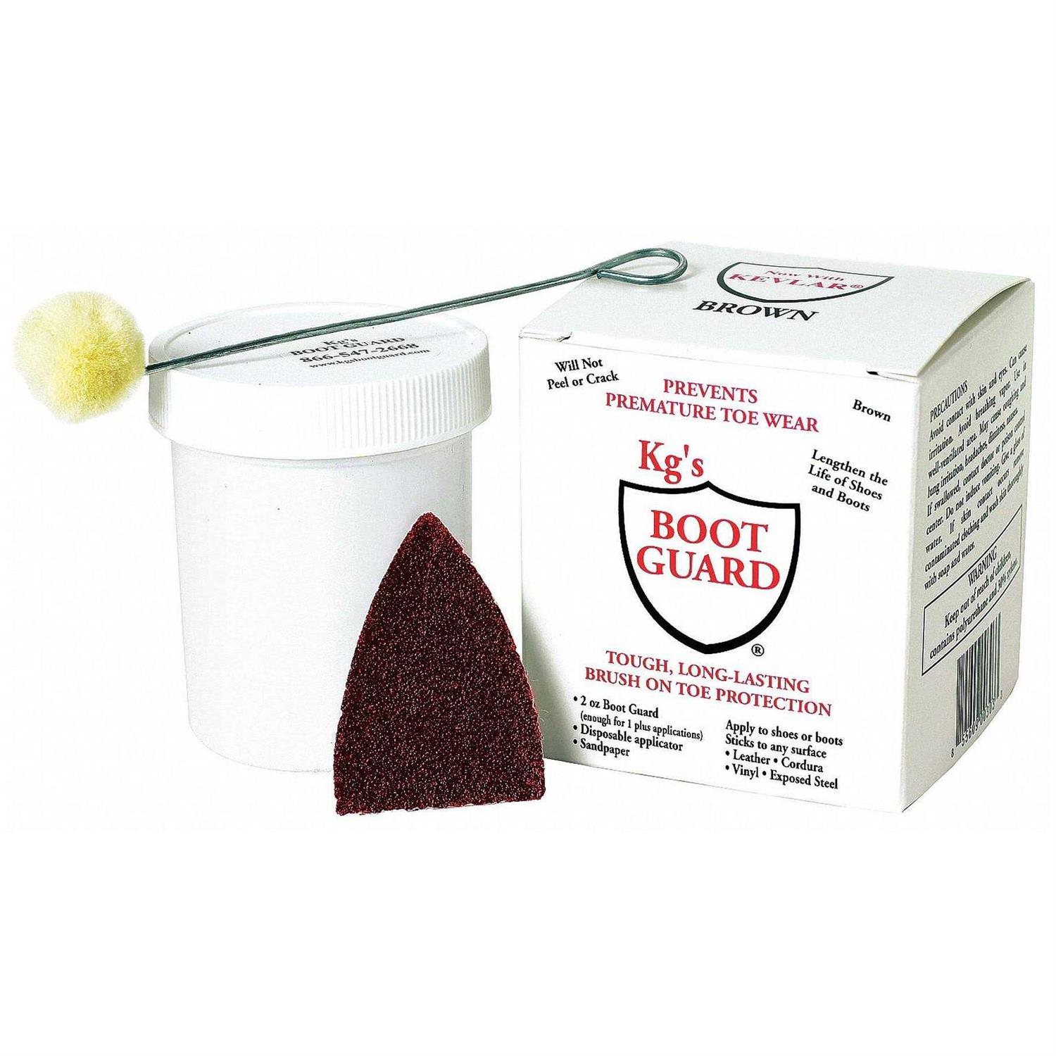 Kg's Boot Guard Brush on Toe Protection – Brush on Liquid for Tough, Long-Lasting Safety Protection on Boots - Image 4