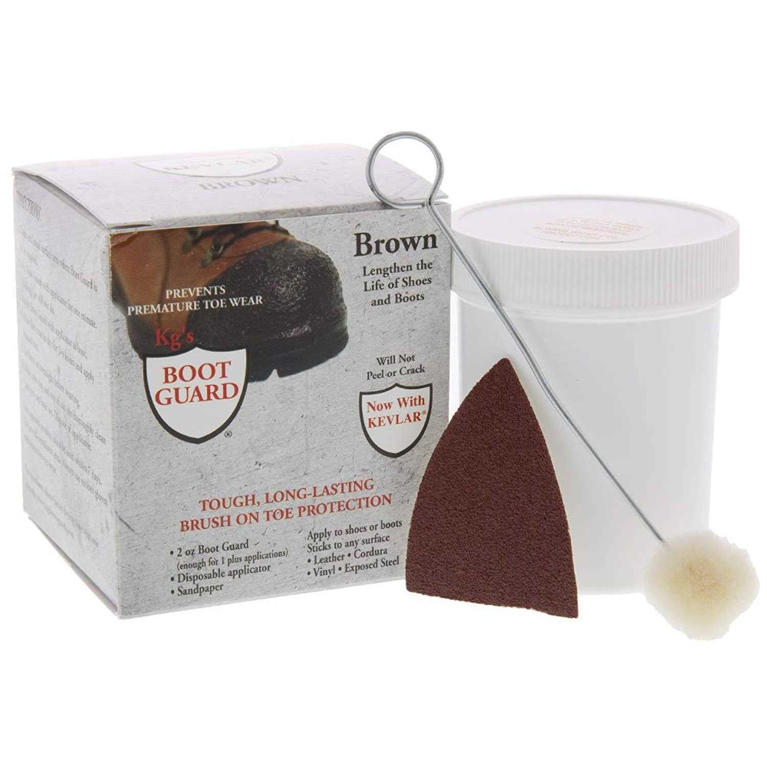 Kg's Boot Guard Brush on Toe Protection – Brush on Liquid for Tough, Long-Lasting Safety Protection on Boots - Image 5