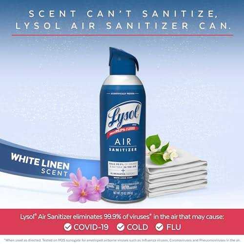 Lysol Air Sanitizer Spray, For Air Sanitization and Odor Elimination - Image 4