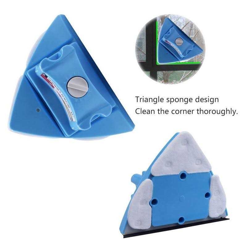 KOKITEA Double-Sided Window Cleaner Glass Wiper 5-Files Adjustable Magnetic Glider Washing,Cleaning Brush Tools - Image 5