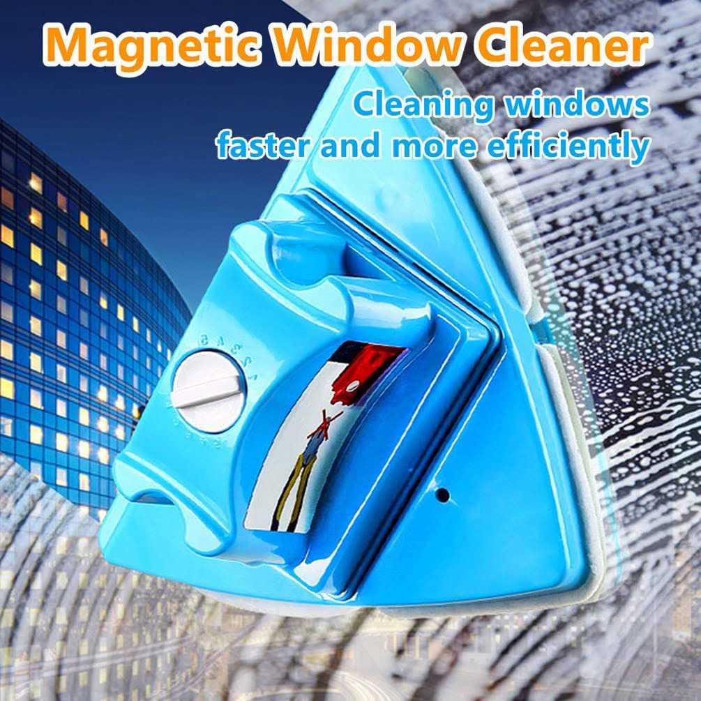 KOKITEA Double-Sided Window Cleaner Glass Wiper 5-Files Adjustable Magnetic Glider Washing,Cleaning Brush Tools - Image 4