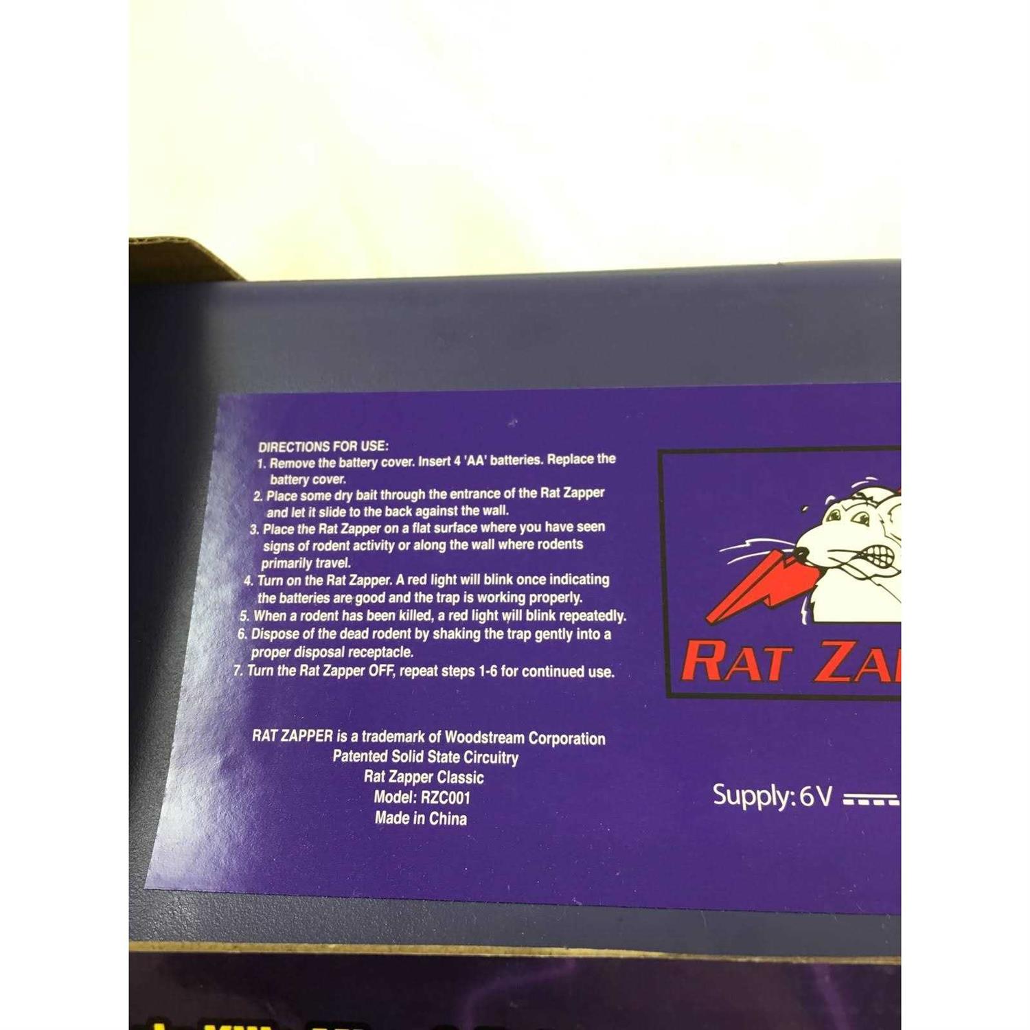 Rat Zapper RZC001-4 Classic Rat Trap - Image 5