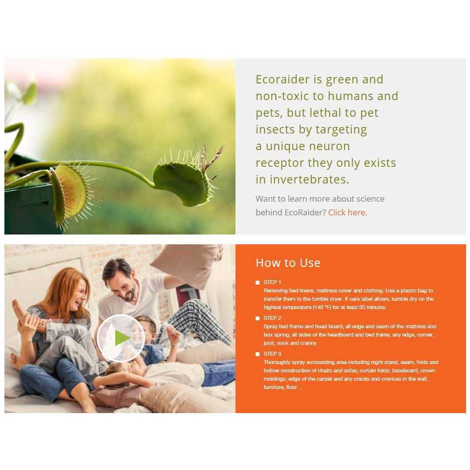 Ecoraider Bed Bug Killer Spray - Image 2