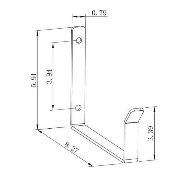 FLEXIMOUNTS Accessory Hook for Overhead Garage Storage Rack - Image 3