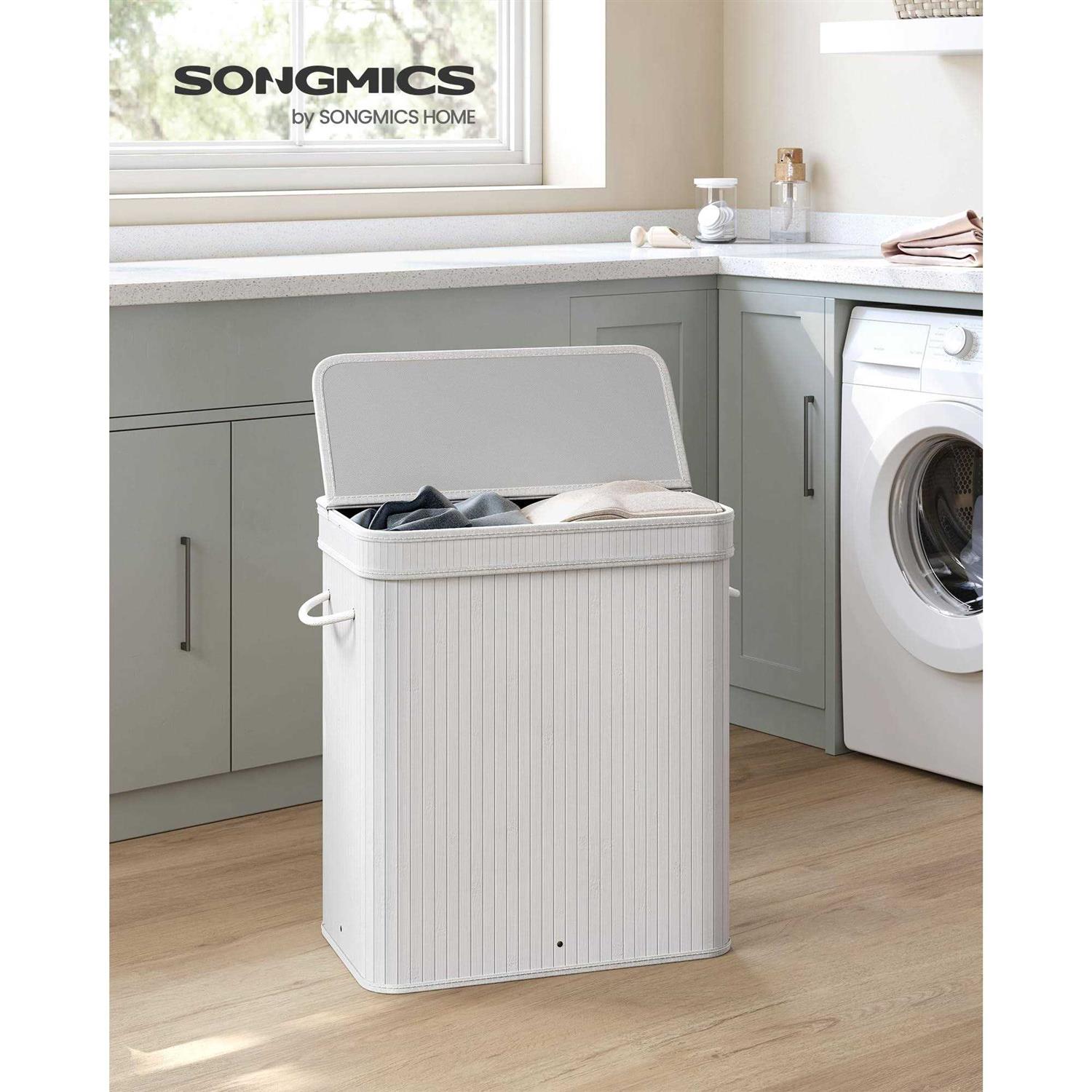 SONGMICS 26 Gallons Laundry Hamper with Lid - Image 3