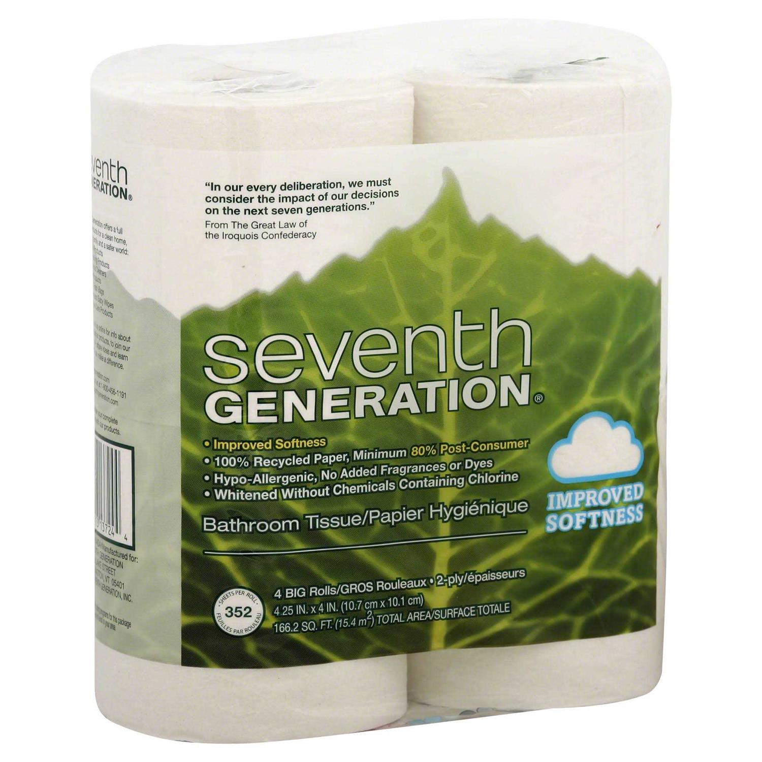 Seventh Generation 2-Ply 100% Recycled Standard Toilet Paper - Image 4