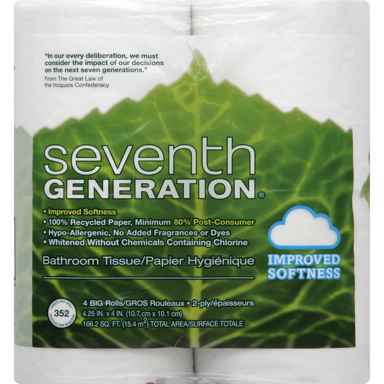 Seventh Generation 2-Ply 100% Recycled Standard Toilet Paper - Image 5