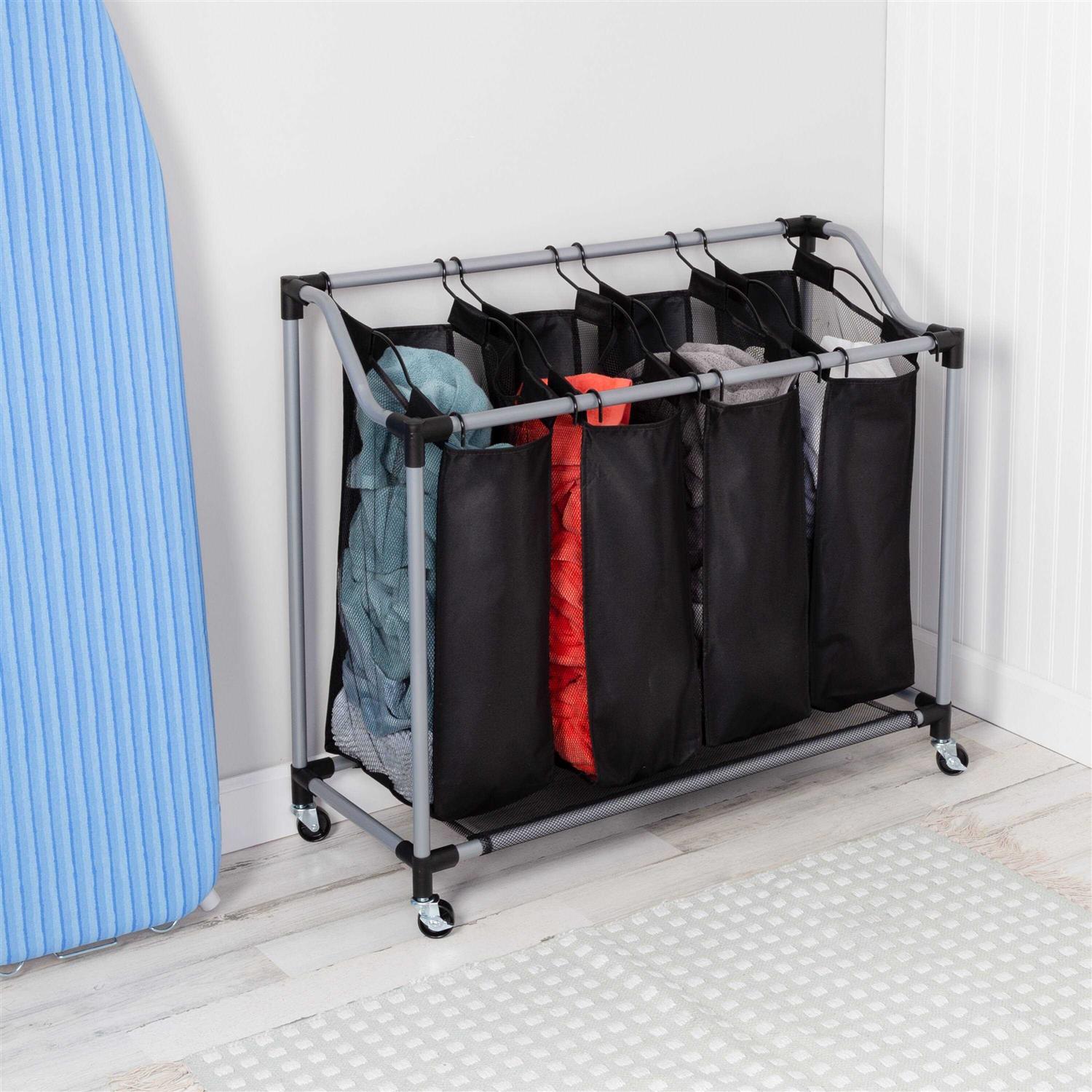 Deluxe Quad Laundry Sorter Honey Can Do - Image 3