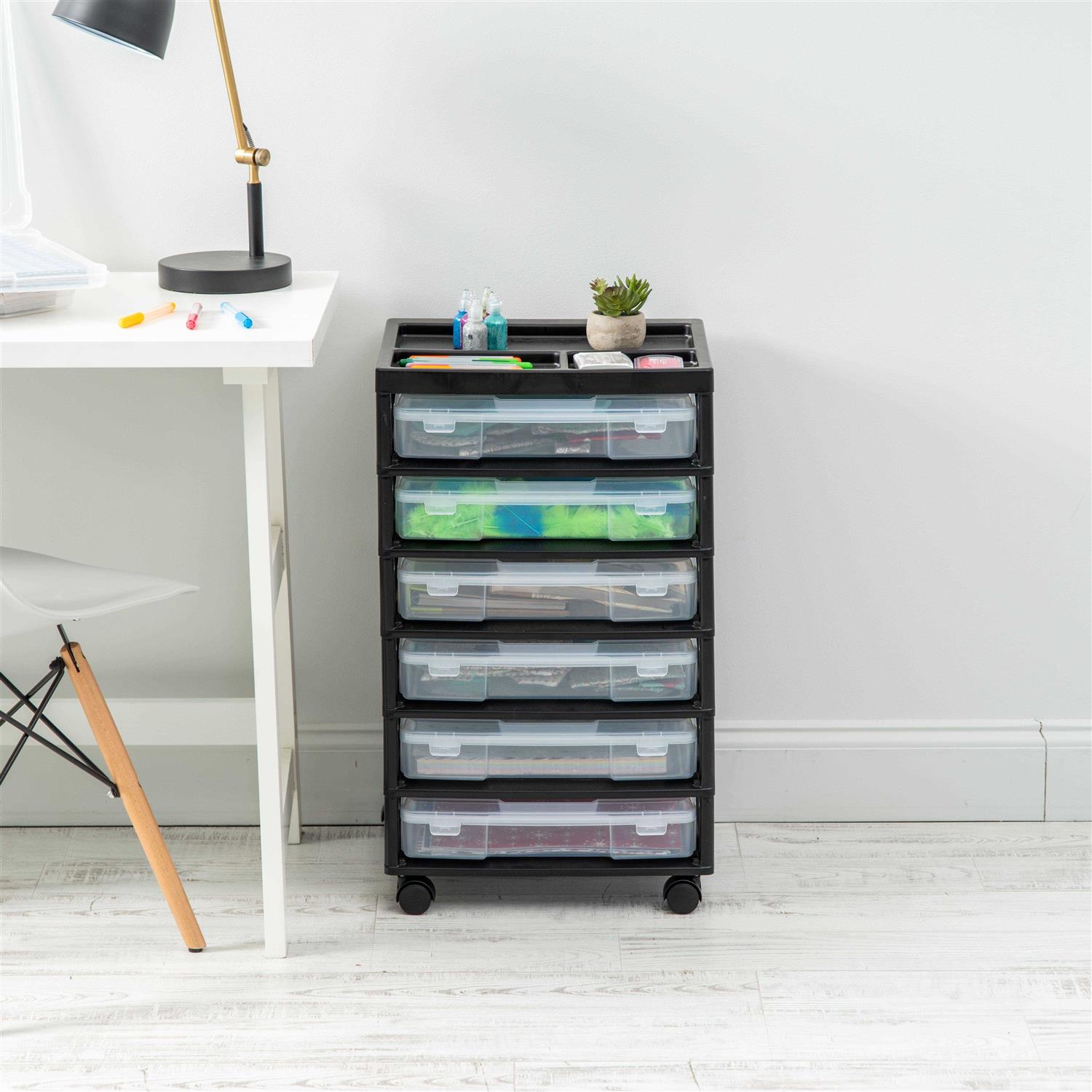 IRIS 6-Case Scrapbook Cart - Image 4