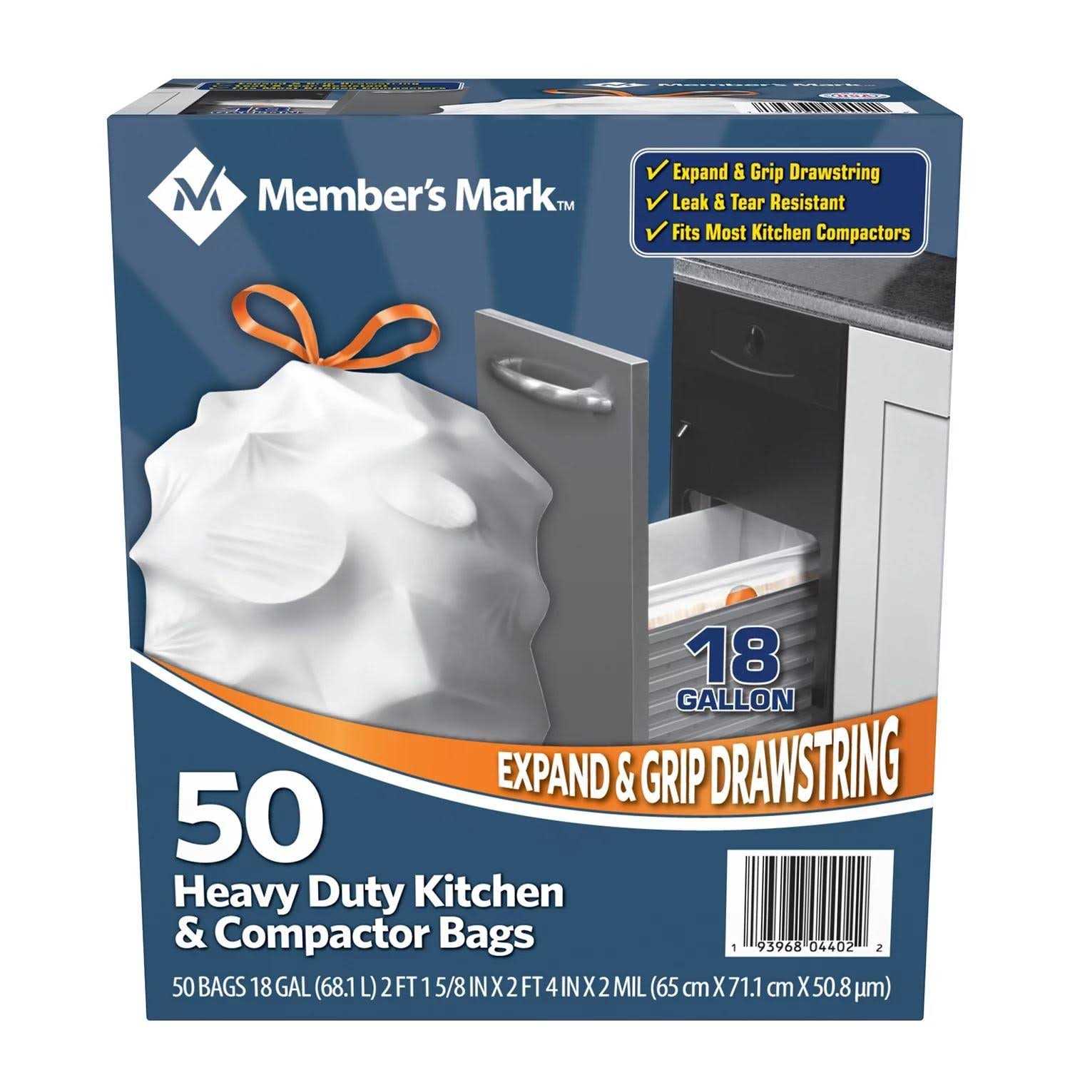 Member's Mark Heavy Duty Kitchen and Compactor Bags - Image 2