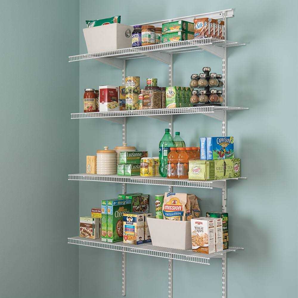 Alternative view of ClosetMaid ShelfTrack Pantry 4-ft to 4-ft x 16.75-in 10000-02584