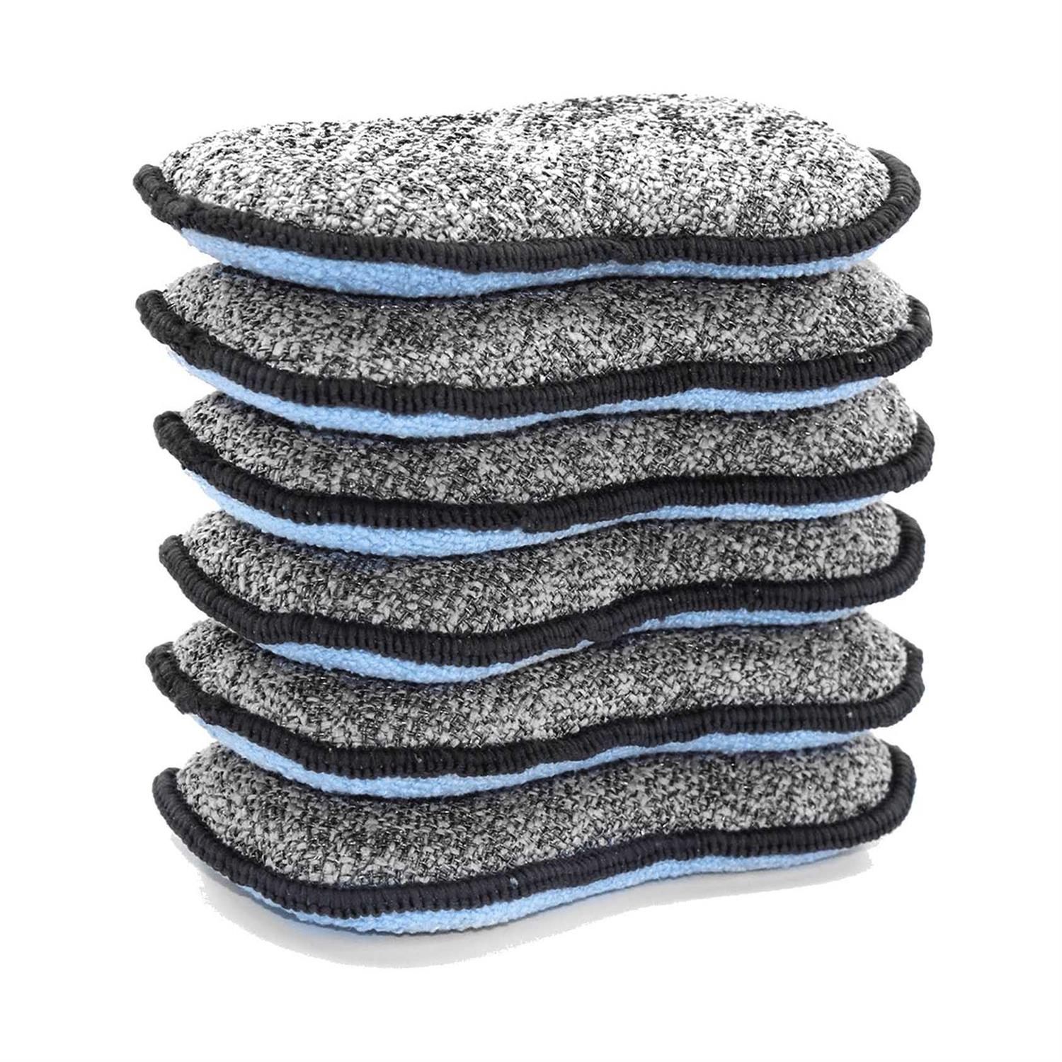 Multi-Purpose Scrub Sponges for Kitchen by Scrub it Non-Scratch Microfiber Sponge Along with Heavy Duty Scouring Power - Image 3