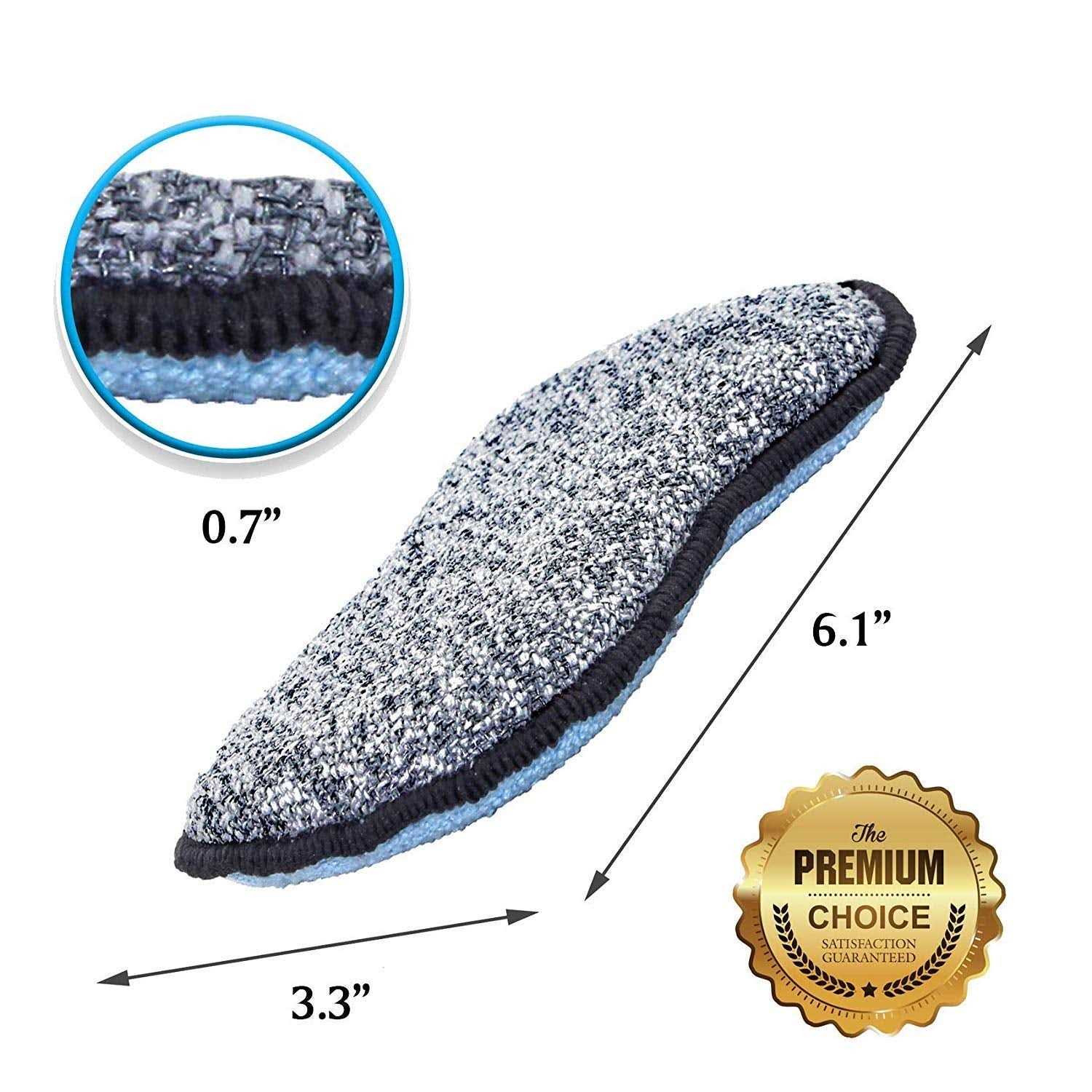 Multi-Purpose Scrub Sponges for Kitchen by Scrub it Non-Scratch Microfiber Sponge Along with Heavy Duty Scouring Power - Image 4