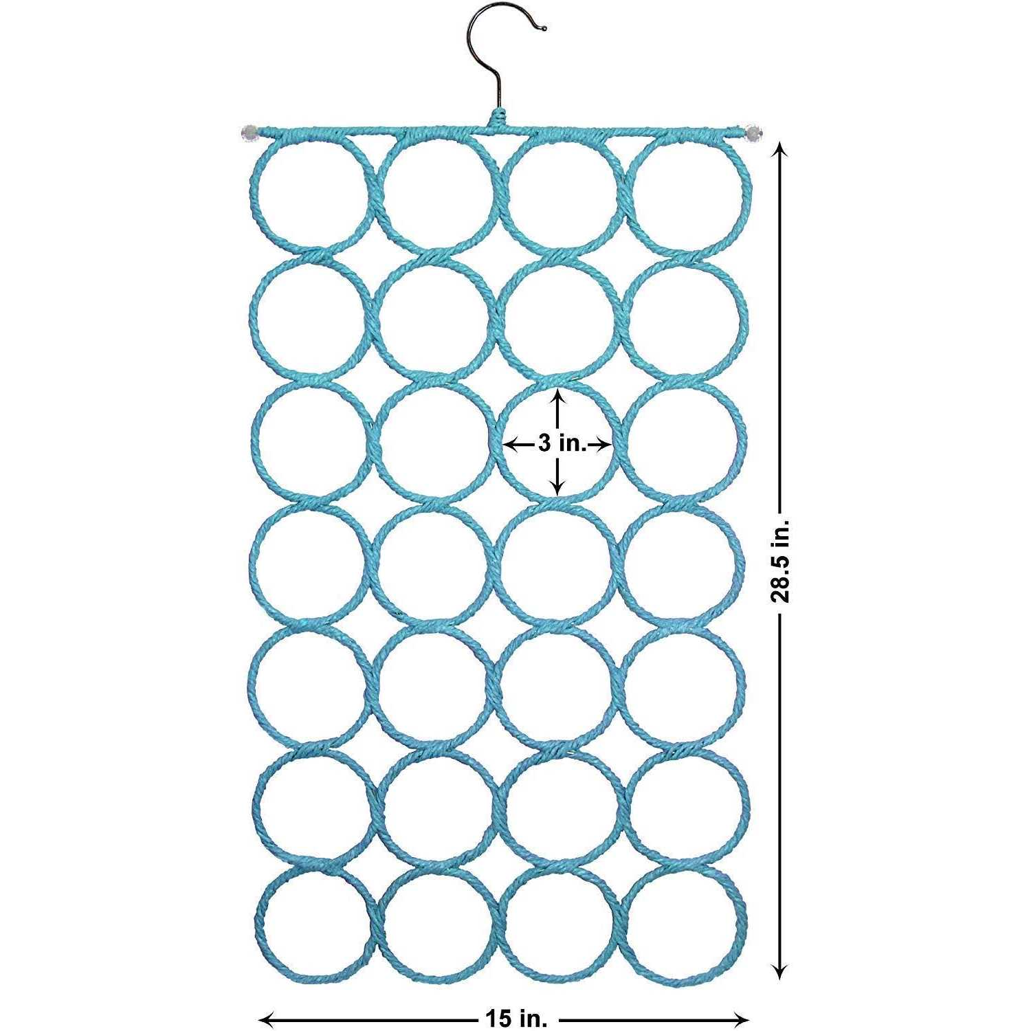 Hivory Scarf Hanger ~ Multiple Purpose Holder For Closet ~ Clutter Removing And Space-saving Hanger For Scarves - Image 3