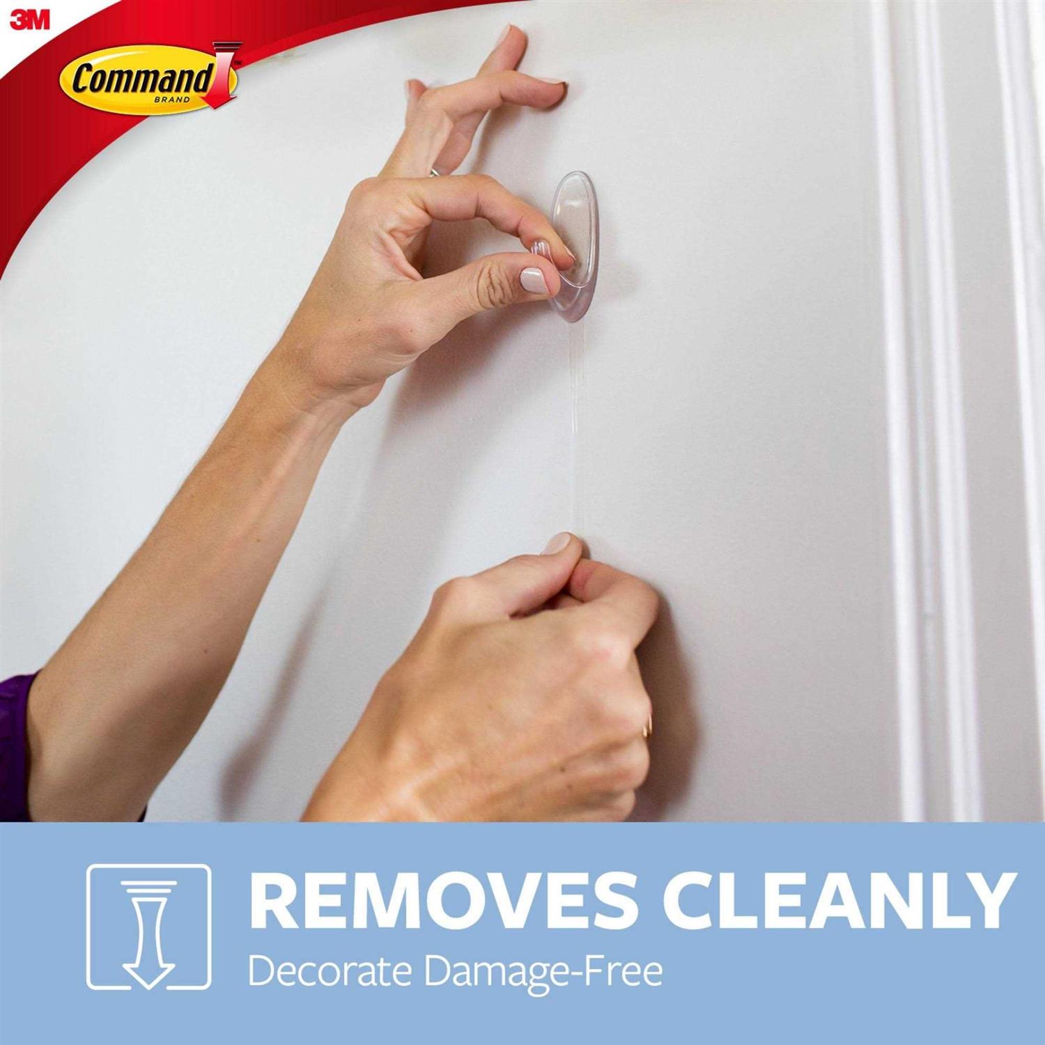 Command Large Clear Hook with Clear Strips Value Pack - Image 2