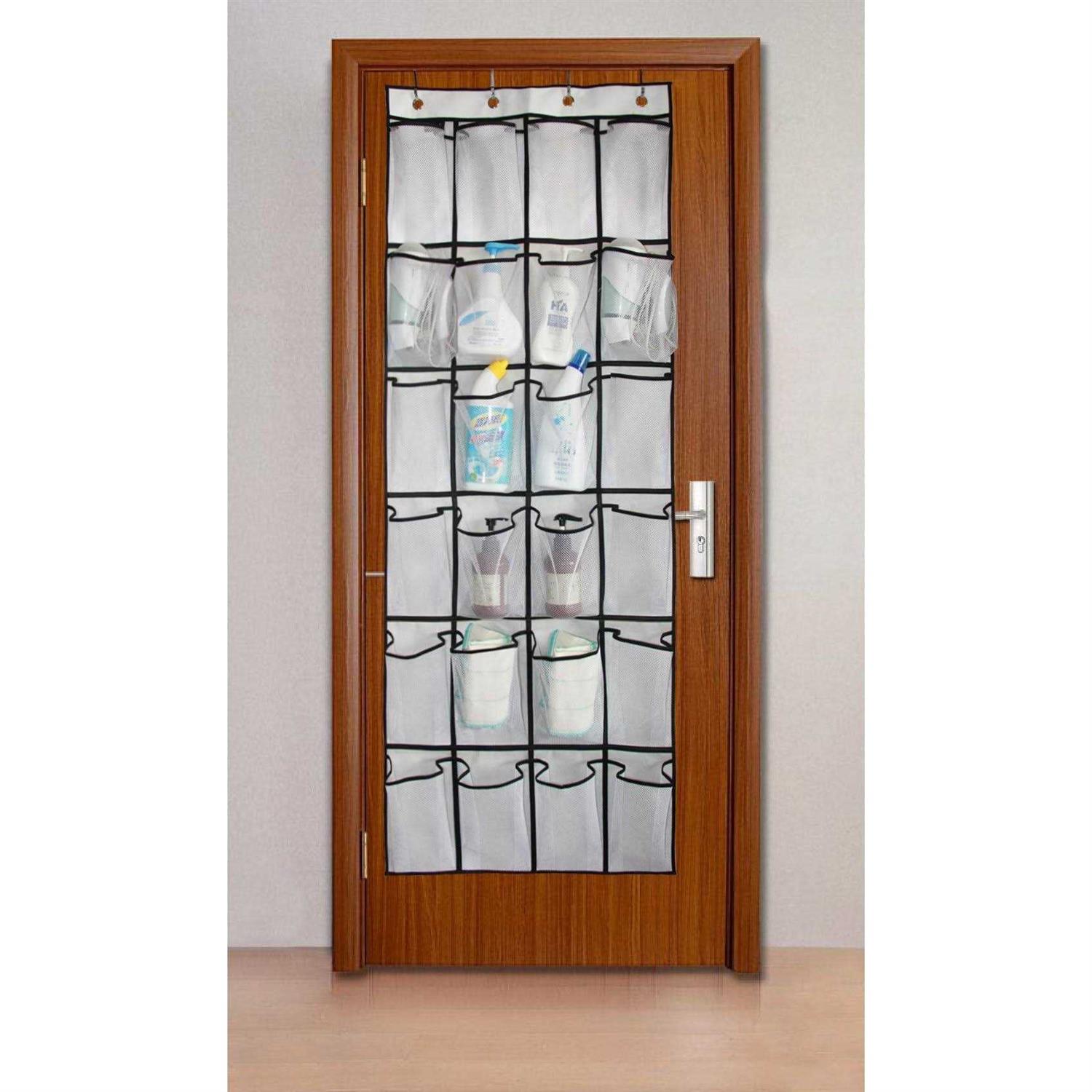 Misslo Over The Door Closet Shoe Organizer Large Mesh Pockets Hanging Shoe Holder Rack Storage - Image 4