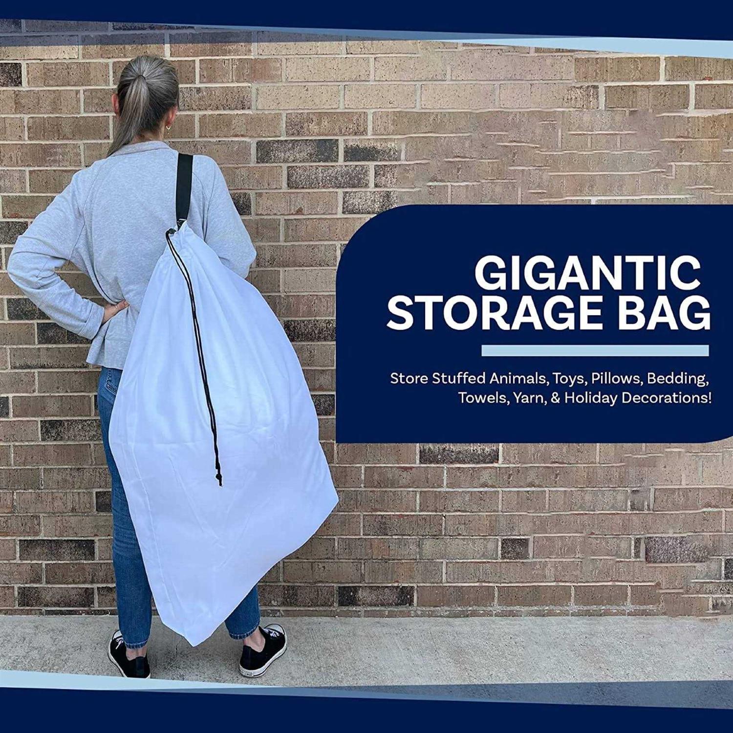 Heavy Duty Laundry Bag w/Shoulder Strap 30x40 inch by Ultra Essentials - Image 4