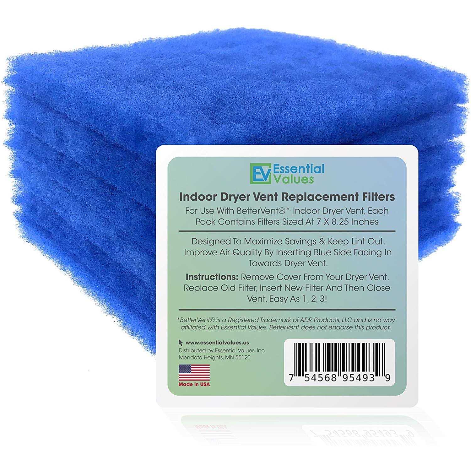 Essential Values Compatible Replacement Filters for Bettervent Indoor Dryer Vent - Image 2
