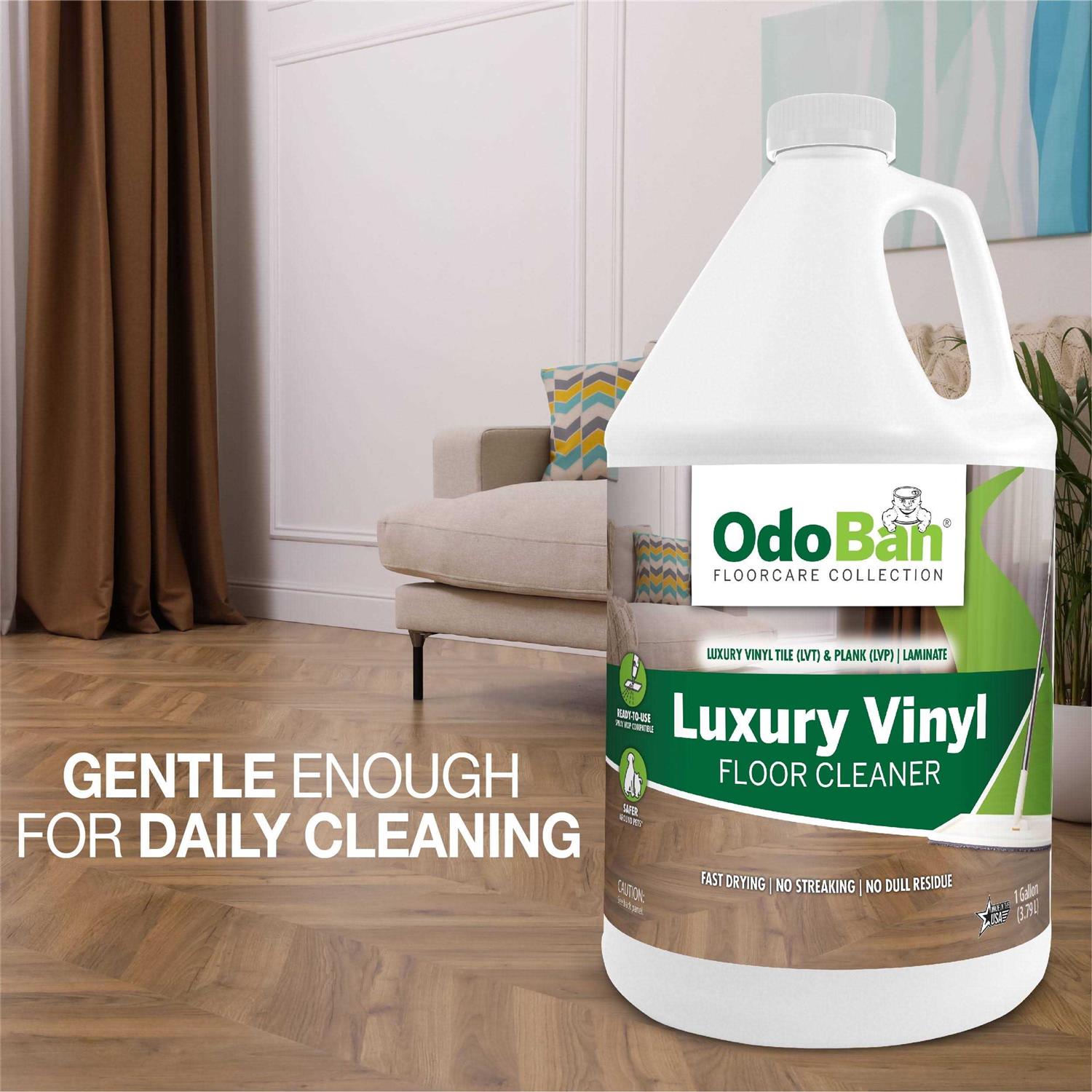 OdoBan Ready-to-Use Luxury Vinyl Floor Cleaner, Streak Free and Neutral PH Formula - Image 4