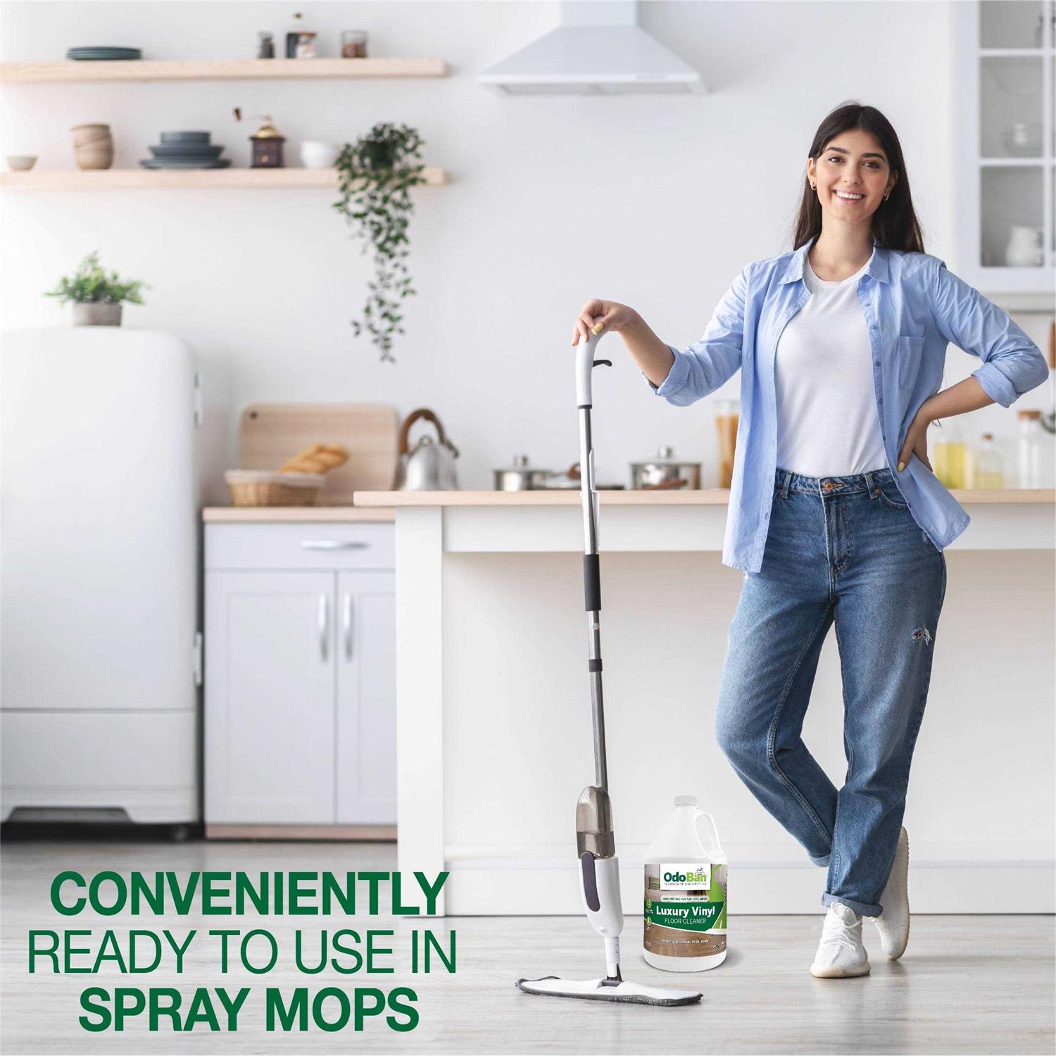 OdoBan Ready-to-Use Luxury Vinyl Floor Cleaner, Streak Free and Neutral PH Formula - Image 2